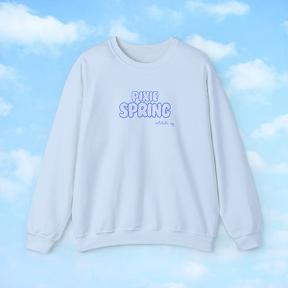 Bubbly Blue Pixie Crewneck Sweatshirt