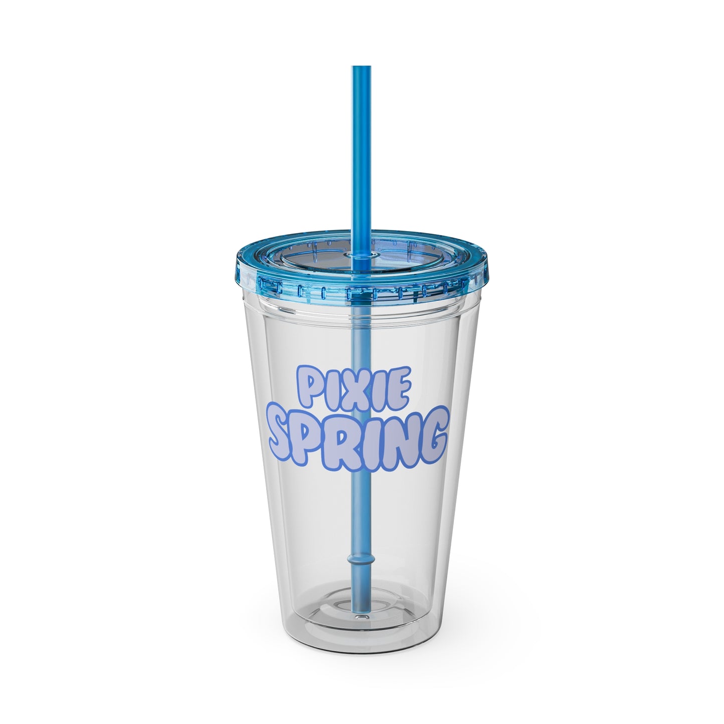 Pixie Bubbly Tumbler with Straw, 16oz