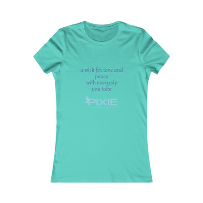 Peaceful Inspiration Tee, Uplifting T-Shirt, Women's Comfortable Top, Gift for Her, Casual Wear, Spiritual Apparel